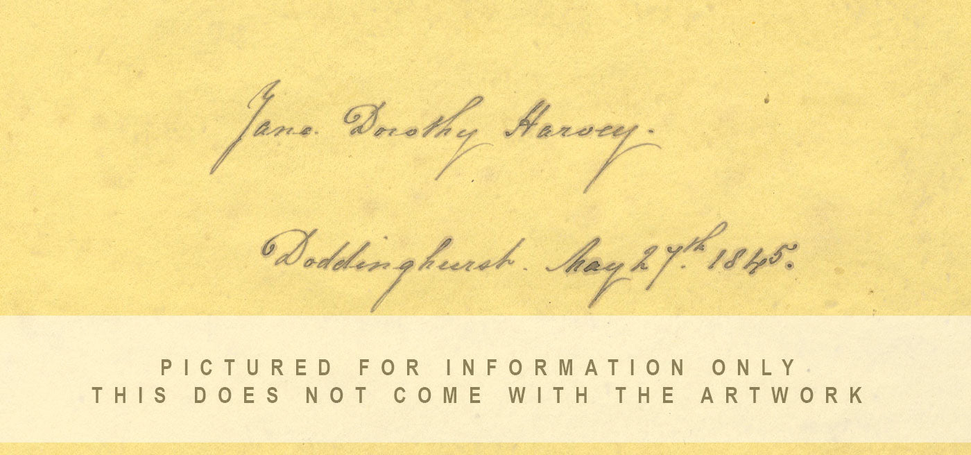 Jane D. Harvey, Fuente Stüssi, Zúrich – Dibujo a grafito de mediados del siglo XIX