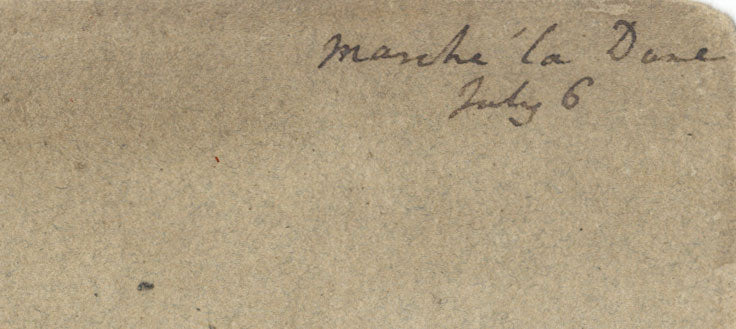 James Hamilton Stanhope, Meuse at Marche-les-Dames, Belgium – c.1819 watercolour