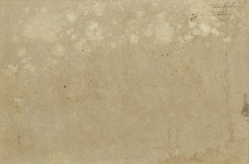 James Hamilton Stanhope, Heidelberg Castle from the Neckar – c.1819 watercolour