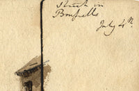 James Hamilton Stanhope, Street in Brussels, Belgium – c.1819 watercolour