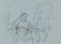 Ernest Crofts RA, Royal Sapper & Miners Soldier, Crimea – Late C19th drawing