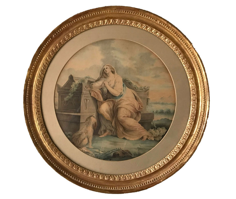 Mourning Picture: Regency Woman