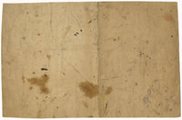 Allcot, Thatched Hut with Child Atop Cannon – Original 1807 watercolour painting