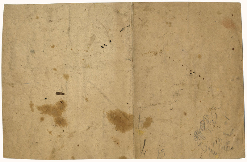 Allcot, Thatched Hut with Child Atop Cannon – Original 1807 watercolour painting