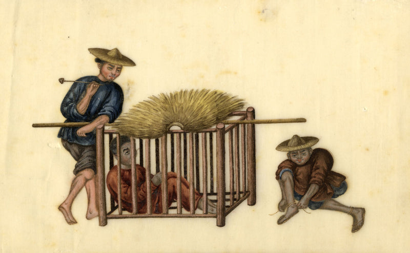 Antique 19th-century Chinese Pith Painting