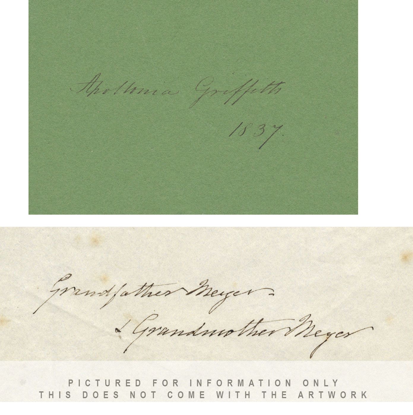 Apollonia Griffith, Processione per la Cresima di San Ceny – acquerello del 1837