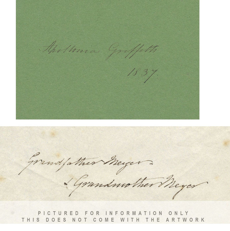 Apollonia Griffith, Processione per la Cresima di San Ceny – acquerello del 1837