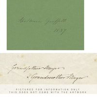 Apollonia Griffith, Salón de banquetes, Castillo de Raglan, Monmouthshire – Dibujo a tinta de 1838