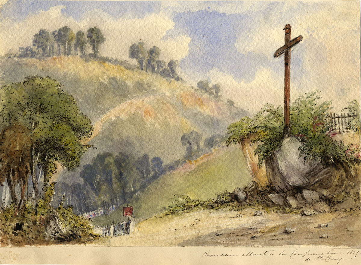 Apollonia Griffith, Procession for the Confirmation of St Ceny –1837 watercolour