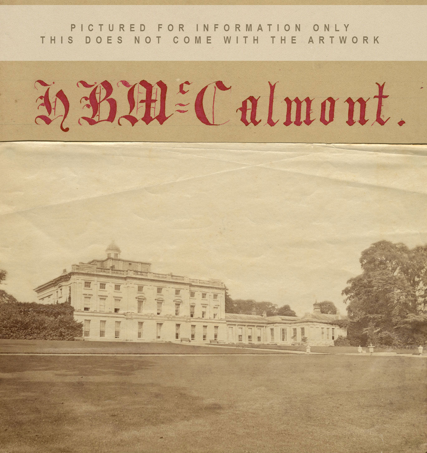 Ritchie, Ye Bishoppe's Landlord & Chaplain Cartoon – 1871 pen & ink drawing