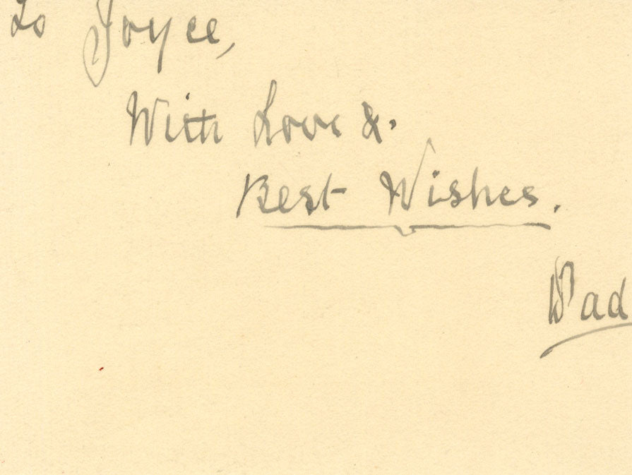 Robert J. Gedge, Figures on Garden Path, Norfolk – 1931 miniature watercolour