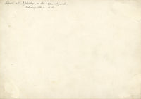 George Corson, Old School House, Nether Alderley, Cheshire – 1854 ink drawing