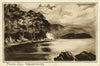 A.A. Millar, Friars Crag, Derwentwater, Lake District –1912 watercolour painting