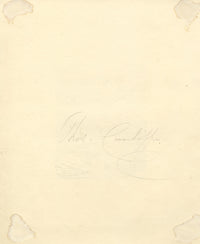 Thomas Cunliffe, Paesaggio con ponte – Disegno a grafite dell'inizio del XIX secolo