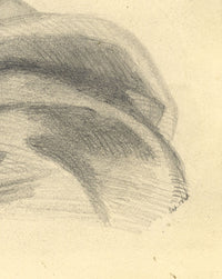 Portrait of a Girl – Original 1842 graphite drawing