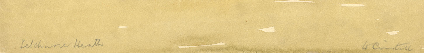 Walter Cristall, Letchmore Heath, Hertfordshire – early 20th-century watercolour