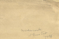 Walter Cristall, Maidencombe Village, Devon – Original 1947 watercolour painting