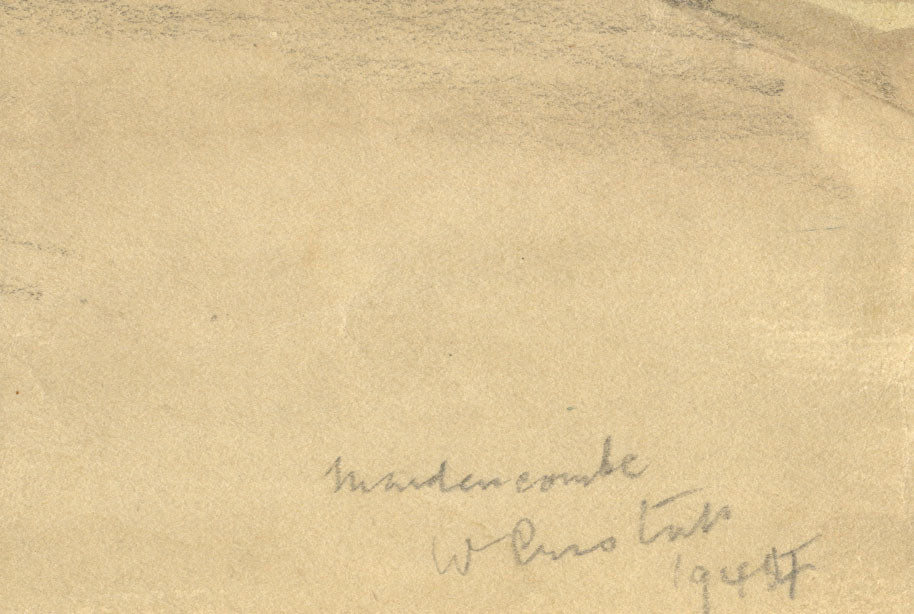 Walter Cristall, Maidencombe Village, Devon – Original 1947 watercolour painting