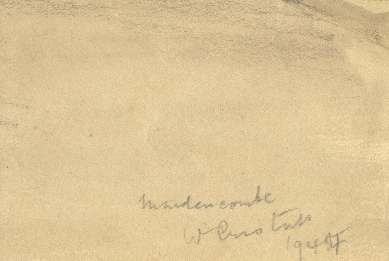 Walter Cristall, Maidencombe Village, Devon – Original 1947 watercolour painting