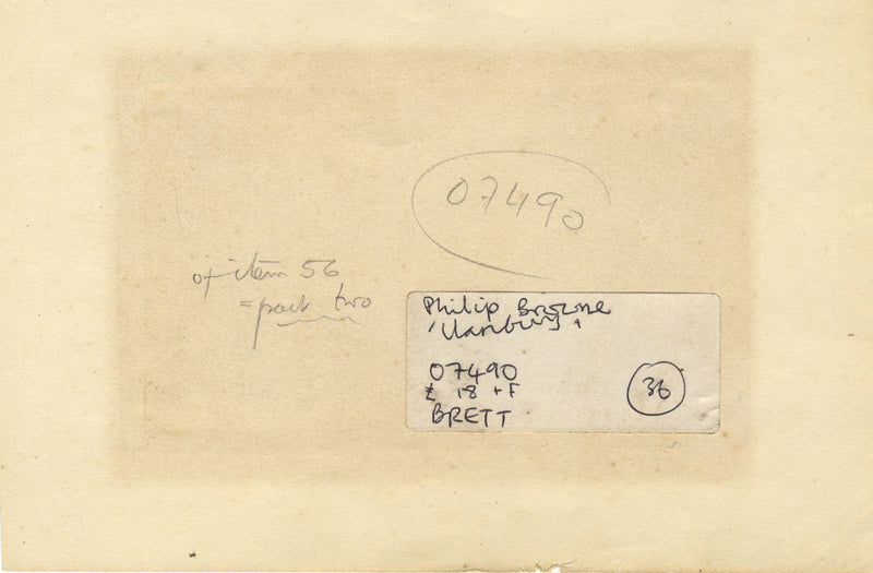 Philip Vandyke Browne, Llanberis Caernarfon: dibujo en grafito de principios del siglo XIX.