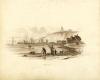 JB, Folkestone Harbour da Luke Clennell – acquerello del 1832 circa