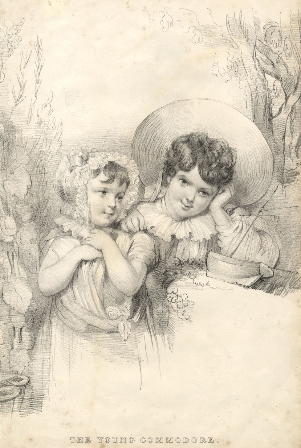 The Young Commodore – Original early 19th-century lithograph print