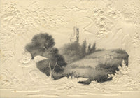 The Prince's Tower at La Hougue Bie, Jersey –Early 19th-century graphite drawing