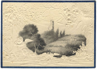 The Prince's Tower at La Hougue Bie, Jersey –Early 19th-century graphite drawing