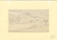 Attribuzione: Sir David Wilkie RA, Stirling Castle – Disegno a grafite dell'inizio del XIX secolo