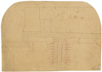 Mountain Lake Landscape – Original 1851 watercolour painting