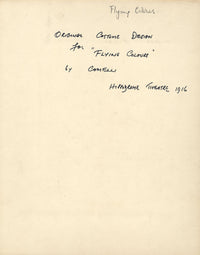 Attilio Comelli, diseño de vestuario teatral para 'Flying Colors' 1916 Una bailarina griega