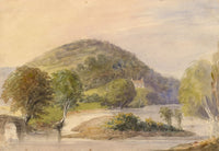 Apollonia Griffith, Meeting of Waters, Vale of Avoca, Wicklow – 1839 watercolour