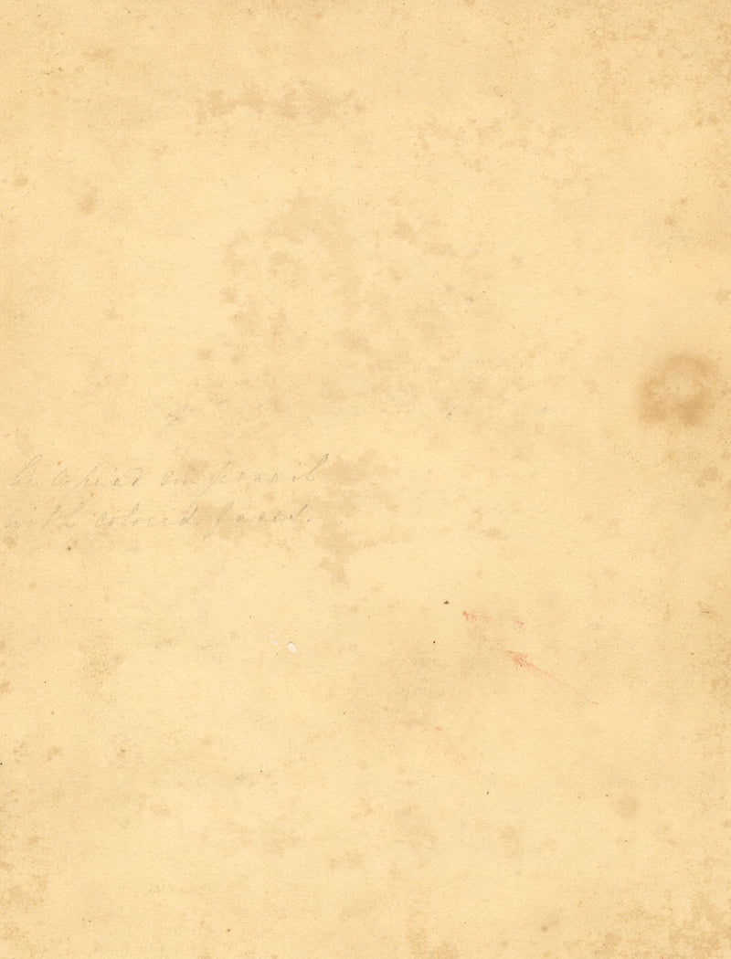 Peasant Children – Original mid-19th-century watercolour painting