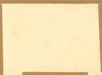 Castillo de Carisbrooke, Isla de Wight – Dibujo original en grafito del siglo XIX