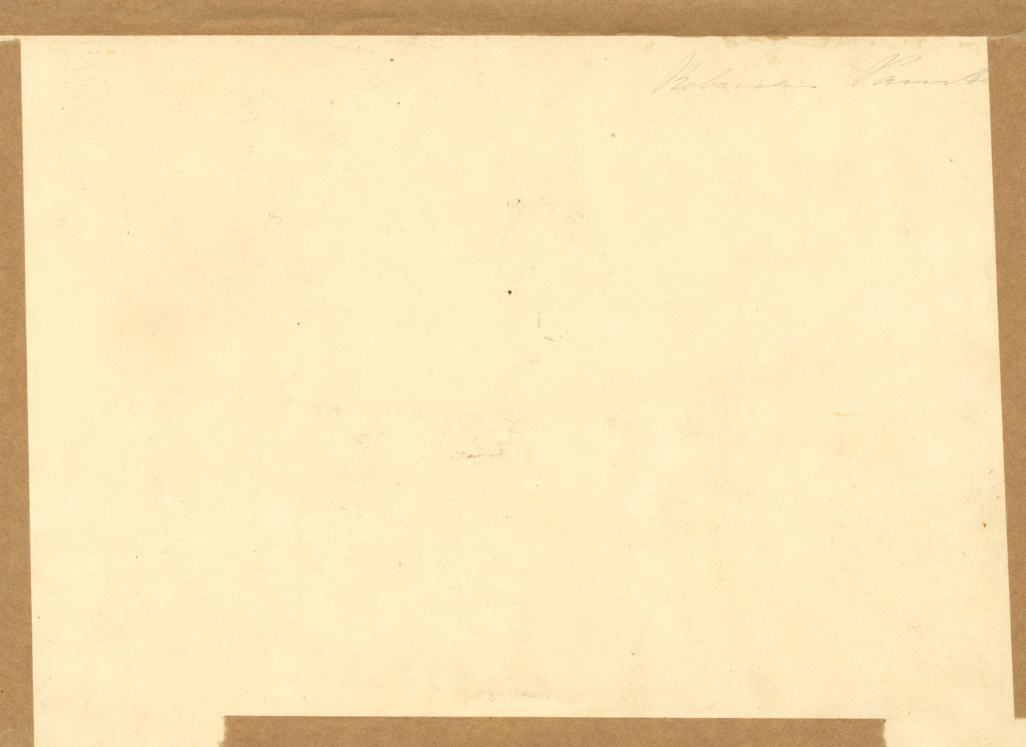 Castillo de Carisbrooke, Isla de Wight – Dibujo original en grafito del siglo XIX