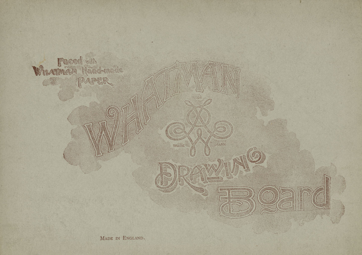 E. Bosanquet, Bridge over Stream Waterfall – early 20th-century watercolour