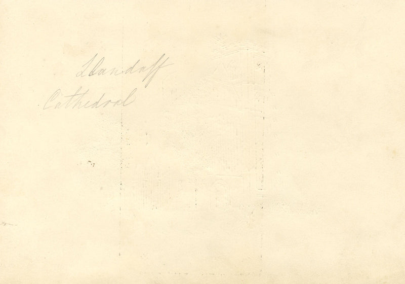 Llandaff Cathedral, Cardiff, Wales – mid-19th-century graphite drawing