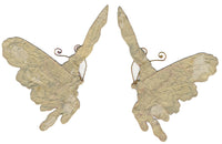 Ellen M. Murray Thomson, Pair of Hand Embroidered Silk Butterflies – c.1910s