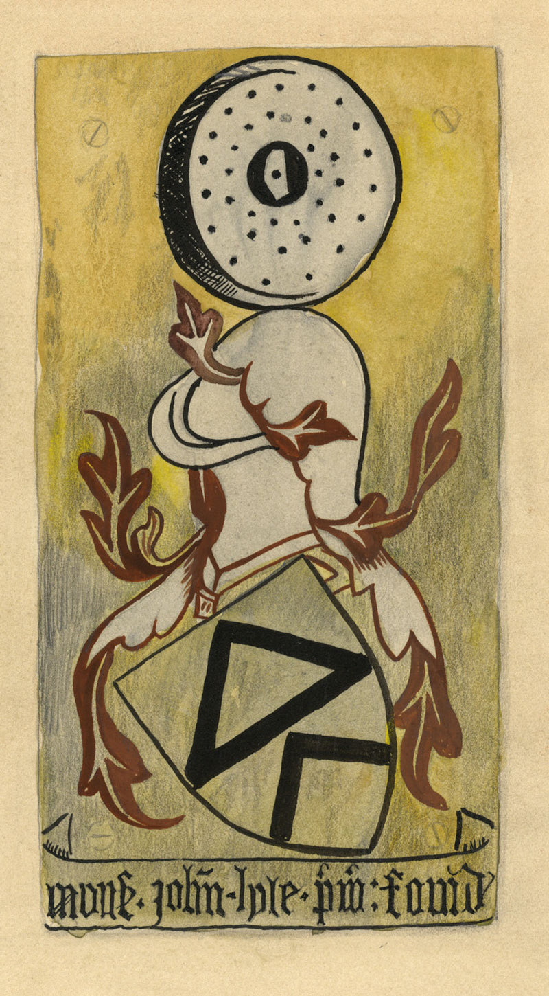Ellen M. Murray Thomson, Medieval Coat of Arms Design – c.1910s watercolour