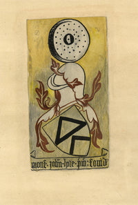 Ellen M. Murray Thomson, Medieval Coat of Arms Design – c.1910s watercolour