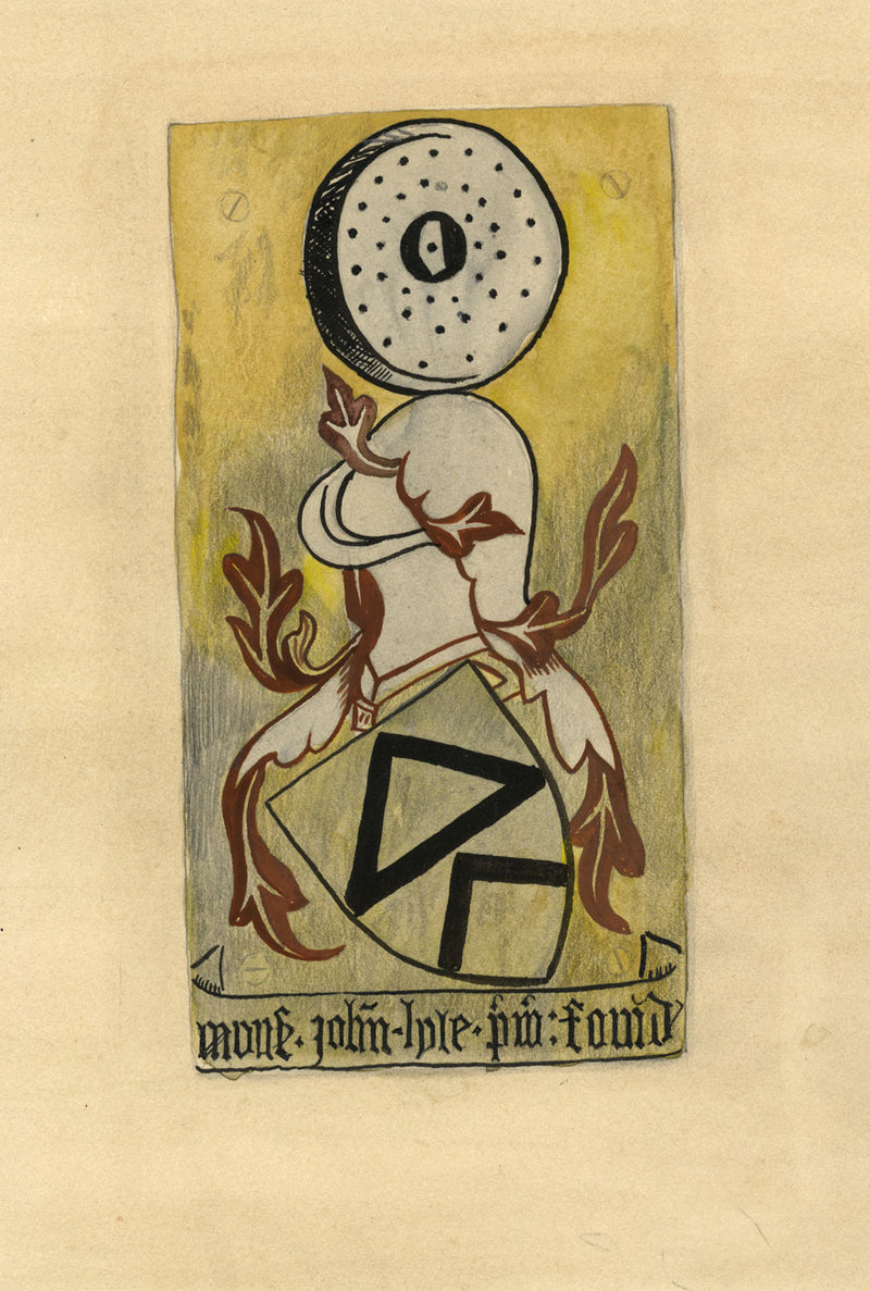 Ellen M. Murray Thomson, Medieval Coat of Arms Design – c.1910s watercolour