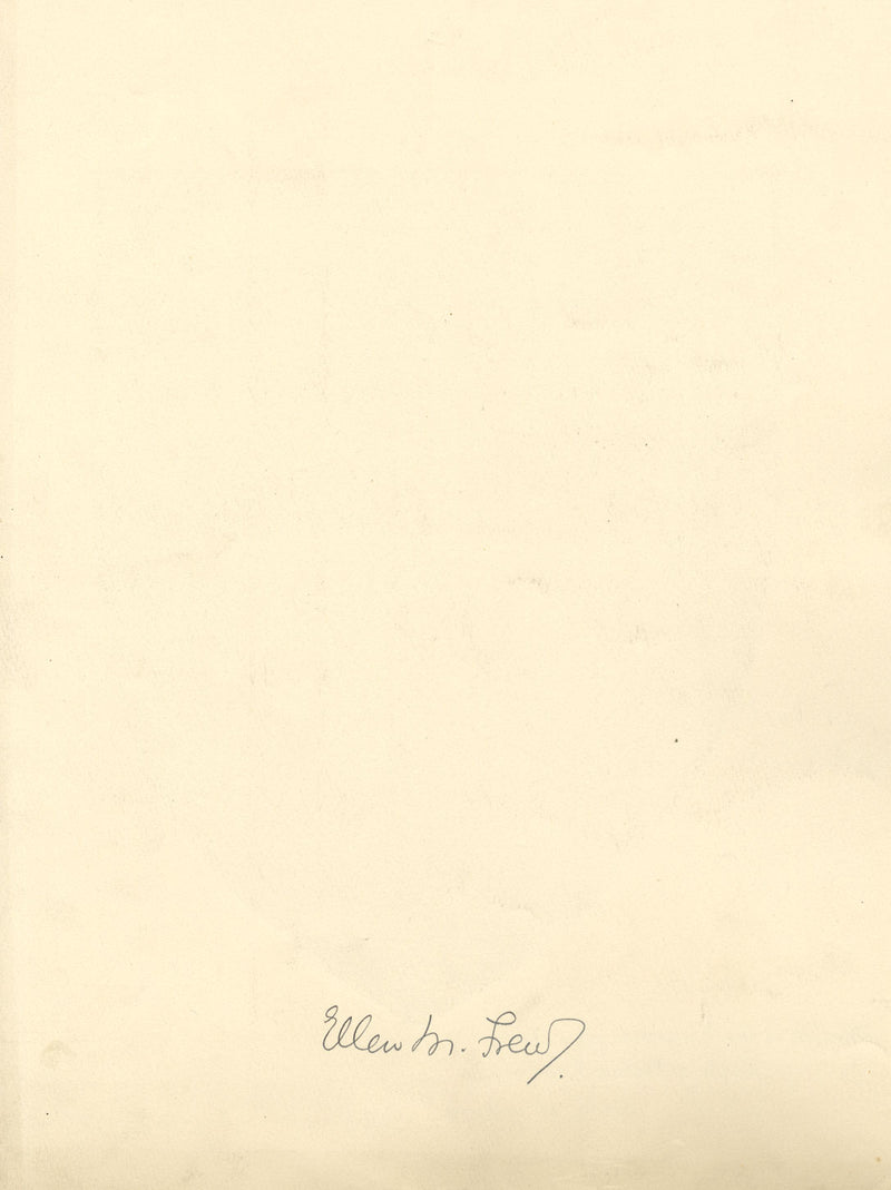 Ellen M. Murray Thomson, Carved Shield, Tomb of Prince Edmund – c.1910s drawing