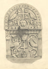 Ellen M. Murray Thomson, Byzantine Ornament – Original c.1910s graphite drawing
