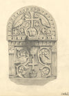 Ellen M. Murray Thomson, Byzantine Ornament – Original c.1910s graphite drawing