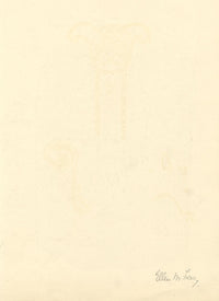 Ellen M. Murray Thomson, Byzantine Ornament – Original c.1910s graphite drawing