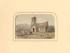 William Burgess of Dover, Country Church with Figures –1829 watercolour painting