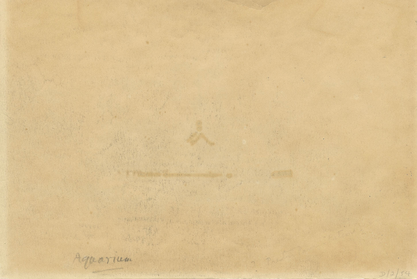 Aquarium, Brighton Seafront – Original c.1900s graphite drawing