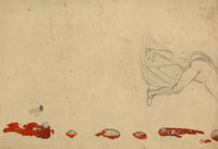 English Civil War Soldier Wounded by Arrow – early 19th-century watercolour