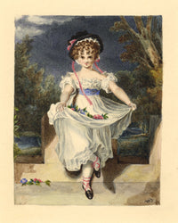Mary Burton, Miss Murray after Sir Thomas Lawrence –c.1830s watercolour painting