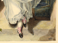 Mary Burton, Miss Murray after Sir Thomas Lawrence –c.1830s watercolour painting